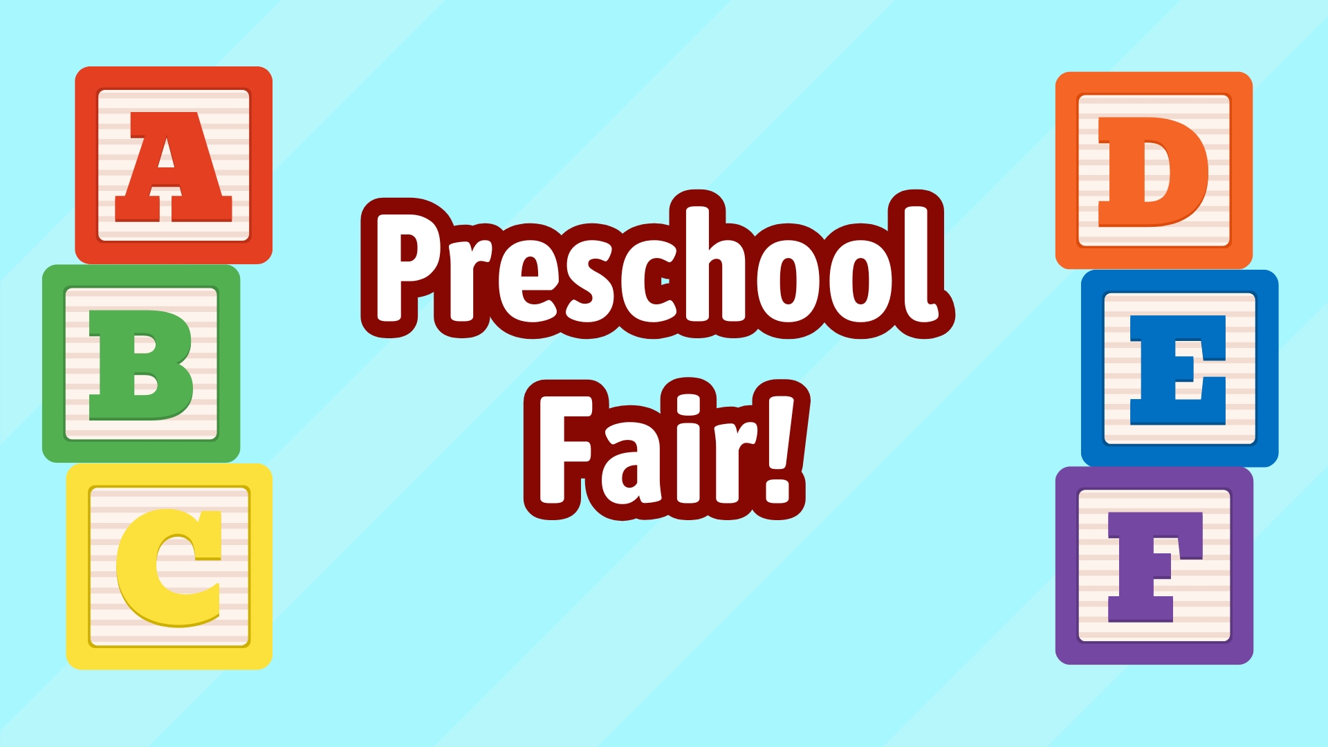 Preschool Fair